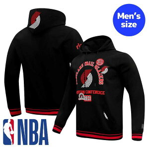 �y���������z NBA���� �����Y �p�[�J�[ �t�[�f�B�[ �g���[�i�[ �����g�b�v�X �v���X�^���_�[�h Pro Standard �|�[�g�����h�E�g���C���u���C�U�[�Y Portland Trail Blazers Area Code Pullover Hoodie