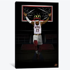 【送料無料+割引クーポン】 お洒落なオマージュアート King James レブロン・ジェームズ Lebron James NBA キャンバスアート 絵画 インテリア 模様替え 引越し祝い 新築祝い 開店祝い