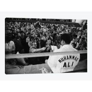 �y���������z �������ȃI�}�[�W���A�[�g Muhammad Ali Sitting On The Side Of A Ring Talking To The Press ���n���h�E�A�� �L�����o�X�A�[�g �G��