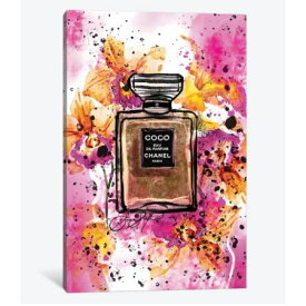 【送料無料+割引クーポン】 お洒落なオマージュアート Coco Chanel Perfume Bottle Art Watercolor Painting シャネル CHANEL キャンバスアート 絵画 インテリア 模様替え