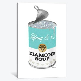 【送料無料+割引クーポン】 お洒落なオマージュアート Diamond Soup In Teal Open Lid ティファニー TIFFANY キャンバスアート 絵画 インテリア 模様替え 引越し祝い 新築祝い 開店祝い