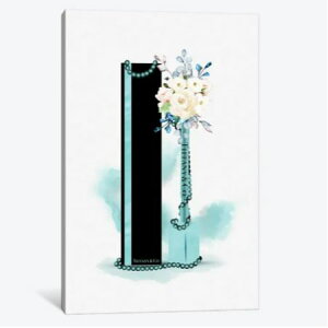 yz ȃI}[WA[g Teal Blue Fashion Lip Gloss With Blush White & Blue Florals eBt@j[ TIFFANY LoXA[g G
