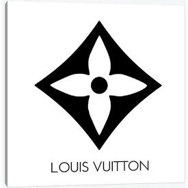 【送料無料+割引クーポン】 米国発のお洒落なブランドオマージュアート Louis Vuitton Symbol Light White ルイ・ヴィトン Louis Vuitton キャンバスアート 絵画 インテリア 模様替え