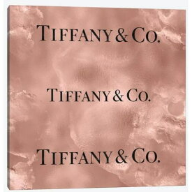 【送料無料+割引クーポン】 米国発のお洒落なブランドオマージュアート Rose Gold And Black Fashion IVティファニー TIFFANY キャンバスアート 絵画 インテリア 模様替え 引越し祝い 新築祝い