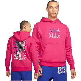 【送料無料+割引クーポン】【メンズ】 Nike ナイキ ジョーダン Jordan Sport DNA フリースプルオーバーパーカー（Rush Pink） トップス フーディー パーカ Men's Pullover