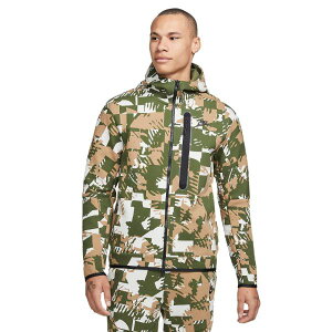 �y���������z�y�����Y�z �i�C�L Nike Sportswear Tech Fleece Full-Zip �p�[�J�[�iLt Bone/Rough Green/Black�j �g�b�v�X �t�[�f�B�[ �p�[�J Men's