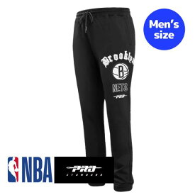 【送料無料】 NBA公式 正規品 メンズ スウェットパンツ ジョガーパンツ ボトムス プロスタンダード Pro Standard ブルックリン・ネッツ BROOKLYN NETS OLD ENGLISH MEN'S SWEATPANT