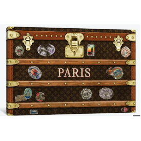 【送料無料+割引クーポン】 米国発のお洒落なブランドオマージュアート Trunk Vintage LV Paris ヴィトン Vuitton キャンバスアート 絵画 模様替え 引越し祝い 新築祝い ギフト プレゼント 待合室 会議室