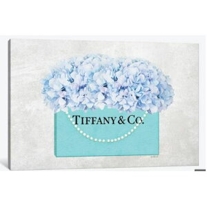 yz č̂ȃuhI}[WA[g Teal Blue Shopper Pearl Handle Blue Hydrangeas Textured eBt@j[ Tiffany LoXA[g G
