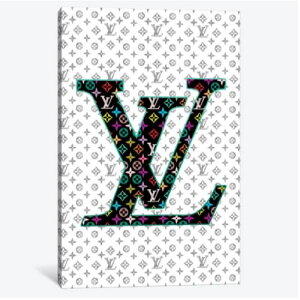 【送料無料】 米国発のお洒落なブランドオマージュアート LV Fashion IV ヴィトン Vuitton キャンバスアート 絵画 インテリア 模様替え 引越し祝い 新築祝い 開店祝い ギフト プレゼント 待合室