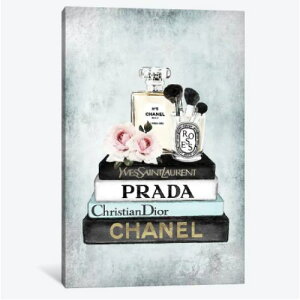 �y���������z �č����̂������ȃu�����h�I�}�[�W���A�[�g Books Of Fashion, Blue, Makeup Set, Blue Grunge �V���l�� CHANEL �L�����o�X�A�[�g �G��