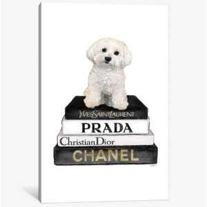 �y���������z �č����̂������ȃu�����h�I�}�[�W���A�[�g Books Of Fashion, Grey, Maltese �v���_ PRADA �L�����o�X�A�[�g �G�� �C���e���A �͗l�ւ� ���z���j�� �V�z�j�� �ҍ��� ��c��