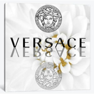 �y���������z �č����̂������ȃu�����h�I�}�[�W���A�[�g Gold White Fashion Dahlia II ���F���T�[�` Versace �L�����o�X �G�� �C���e���A �͗l�ւ� ���z���j�� �V�z�j�� �ҍ��� ��c��