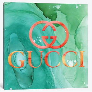 �y���������z �č����̂������ȃu�����h�I�}�[�W���A�[�g Blood Orange And Green Alcohol Ink Fashion III �O�b�` GUCCI �L�����o�X �G�� �C���e���A �͗l�ւ� ���z���j��