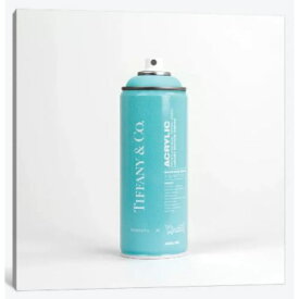 【送料無料+割引クーポン】 米国発のお洒落なブランドオマージュアート Brandalism Tiffany & Co Spray Paint Can ティファニー Tiffany キャンバス 絵画 インテリア 模様替え 引越し祝い