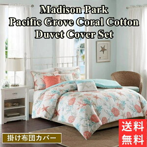 yz }fB\p[N |zcJo[6_Zbg zcJo[ Jo[ |ӂƂJo[ ԂƂ ͗lւ Pebble Beach 6 Piece Cotton Sateen Duvet Cover Set