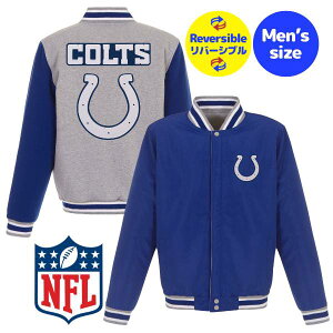 yz NFL Y AE^[ X^W o[VeBWPbg Wp[ Atg CfBAi|XERc Indianapolis Colts Two-Tone Reversible Fleece Jacket