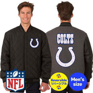 yz NFL Y AE^[ X^W o[VeBWPbg Wp[ Atg CfBAi|XERc Indianapolis Colts Wool & Leather Reversible Jacket