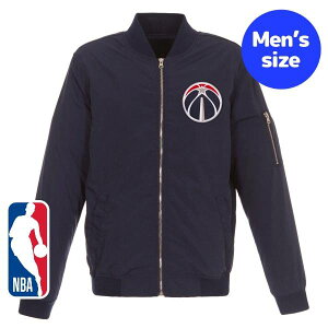 yz NBA Y iCWPbg AE^[ X^W Wp[ VgEEBU[Y Washington Wizards Lightweight Nylon Bomber Jacket
