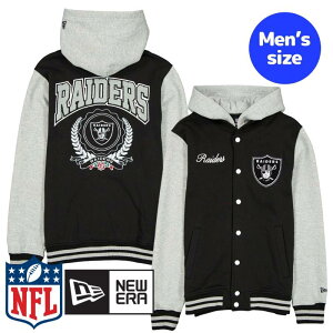 �y���������z NFL���� �����Y �A�E�^�[ �W���P�b�g �X�^�W���� �W�����p�[ ���X�x�K�X�E���C�_�[�X Las Vegas Raiders Throwback Prep Jacket �j���[�G�� New Era