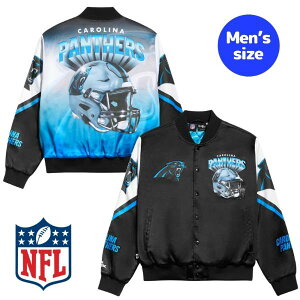 Chalk Line �`���[�N���C�� NFL���� �A���t�g �����Y �X�^�W���� �W���P�b�g �A�E�^�[ �W�����p�[ �J�����C�i�E�p���T�[�Y Carolina Panthers Helmet Fanimation Jacket �y���������z
