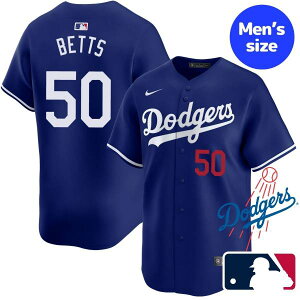 【送料無料】 MLB公式 メジャーリーグオフィシャル NIKE ナイキ 正規品 メンズ ロサンゼルス・ドジャース ユニフォーム ジャージ ユニホーム ムーキー・ベッツ Mookie Betts Los Angeles Dodgers Royal Lim
