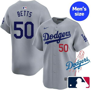 【送料無料】 MLB公式 メジャーリーグオフィシャル NIKE ナイキ 正規品 メンズ ロサンゼルス・ドジャース ユニフォーム ジャージ ユニホーム ムーキー・ベッツ Mookie Betts Los Angeles Dodgers Road Limi
