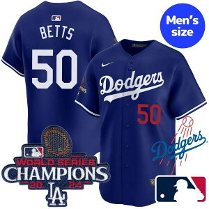 【送料無料】 MLB公式 メジャーリーグオフィシャル NIKE ナイキ 正規品 メンズ ロサンゼルス・ドジャース ユニフォーム ジャージ ユニホーム ムーキー・ベッツ Mookie Betts Los Angeles Dodgers Royal Lim