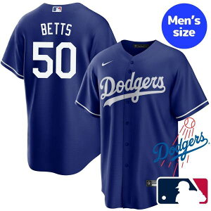 【送料無料】 MLB公式 メジャーリーグオフィシャル NIKE ナイキ 正規品 メンズ ロサンゼルス・ドジャース ユニフォーム ジャージ ユニホーム ムーキー・ベッツ Mookie Betts Los Angeles Dodgers Royal Jer