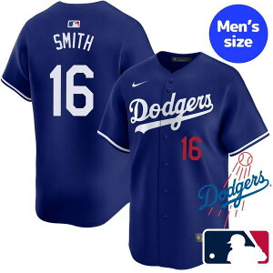 【送料無料】 MLB公式 メジャーリーグオフィシャル NIKE ナイキ 正規品 メンズ ロサンゼルス・ドジャース ユニフォーム ジャージ ユニホーム ウィル・スミス Will Smith Los Angeles Dodgers Royal Limited