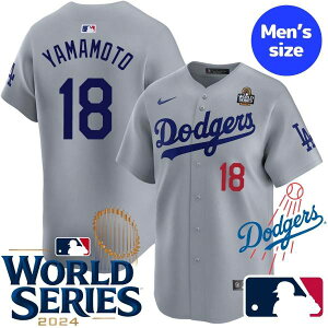 【送料無料】 MLB公式 メジャーリーグオフィシャル NIKE ナイキ 正規品 メンズ ロサンゼルス・ドジャース ユニフォーム ジャージ ユニホーム 山本由伸 Yoshinobu Yamamoto Los Angeles Dodgers Road Limited Wo