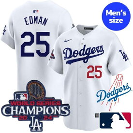 【送料無料】 MLB公式 メジャーリーグオフィシャル NIKE ナイキ 正規品 メンズ ロサンゼルス・ドジャース ユニフォーム ジャージ ユニホーム トミー・エドマン Tommy Edman Los Angeles Dodgers Home Limited World Series Champions Jersey