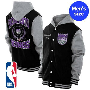 �y���������z NBA���� �I�t�B�V�����A�C�e�� New Era �j���[�G�� �����Y �X�^�W���� �A�E�^�[ �W���P�b�g �o�[�V�e�B�W���P�b�g �W�����p�[ �T�N�������g�E�L���O�X Sacramento Kings Throwback Prep Chen