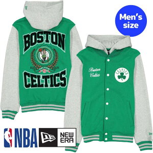 �y���������z NBA���� �����Y �A�E�^�[ �W���P�b�g �X�^�W���� �W�����p�[ �{�X�g���E�Z���e�B�b�N�X Boston Celtics Throwback Prep Jacket �j���[�G�� New Era
