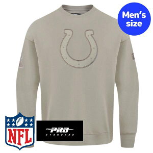 yz NFL Y p[J[ gbvX g[i[ vX^_[h Pro Standard CfBAi|XERc INDIANAPOLIS COLTS NEUTRAL DROP SHOULDER CREWNECK