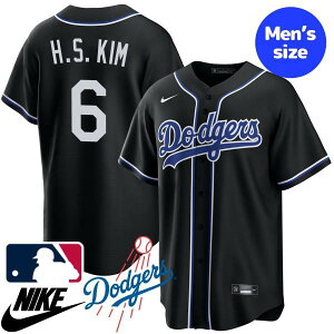 yz MLB W[[OItBV NIKE iCL Ki Y jtH[ W[W jz[ T[XEhW[X d LEw\ Hyeseong Kim Los Angeles Dodgers Black