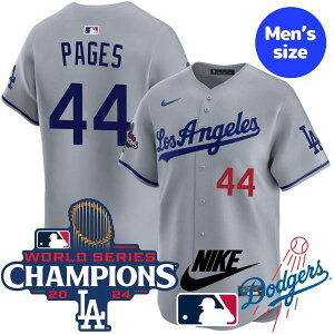 【送料無料】 MLB公式 メジャーリーグオフィシャル NIKE ナイキ 正規品 メンズ ユニフォーム ジャージ ユニホーム ロサンゼルス・ドジャース アンディ・パヘス Andy Pages Los Angeles Dodgers Home Limite