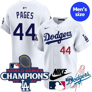 【送料無料】 MLB公式 メジャーリーグオフィシャル NIKE ナイキ 正規品 メンズ ユニフォーム ジャージ ユニホーム ロサンゼルス・ドジャース アンディ・パヘス Andy Pages Los Angeles Dodgers Road Limite