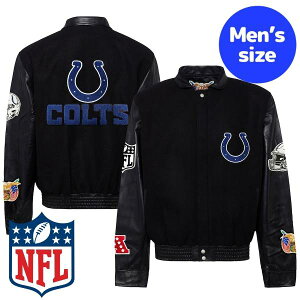 yz NFL Atg Y AE^[ o[VeBWPbg X^W Wp[ CfBAi|XERc Indianapolis Colts Wool & Leather Varsity Jacket