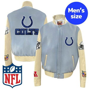 yz NFL Atg Y AE^[ o[VeBWPbg X^W Wp[ CfBAi|XERc Indianapolis Colts Wool & Leather Varsity Jacket