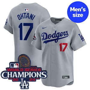 MLB公式 メジャーリーグオフィシャル NIKE ナイキ 正規品 メンズ 大谷翔平 ロサンゼルス・ドジャース Dodgers 2024 ワールドシリーズ チャンピオンズ リミテッドユニフォーム ジャージ ユニホー