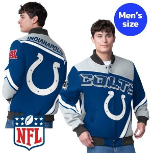 yz NFL Y AE^[ X^W o[VeBWPbg Wp[ Atg CfBAi|XERc Indianapolis Colts Maximum Racing Full-Snap Jacket