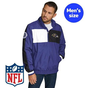 yz NFL Y EBhu[J[ CgEFCgWPbg Wp[ AE^[ Atg {eBAECuY Baltimore Ravens Gael Lightweight Half-Zip Jacket