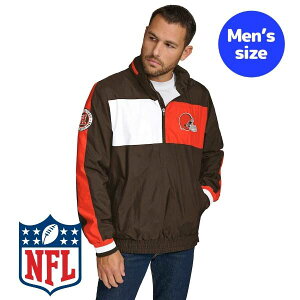 yz NFL Y EBhu[J[ CgEFCgWPbg Wp[ AE^[ Atg N[uhEuEY Cleveland Browns Gael Lightweight Half-Zip Jacket