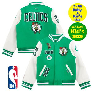 �y���������z�y�x�r�[�E�L�b�Y�E���[�X�T�C�Y�z Pro Standard �v���X�^���_�[�h NBA���� �q���p�A�E�^�[ �W���P�b�g �X�^�W���� �W�����p�[ �{�X�g���E�Z���e�B�b�N�X BOSTON CELTICS RETRO CLASSIC RIB W