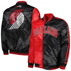 �y���������z NBA�I�t�B�V���� �����Y �A�E�^�[�W���P�b�g Portland Trail Blazers Fast Break Jacket �iRed/Black�j �|�[�g�����h�E�g���C���u���C�U�[�Y