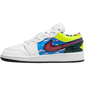 yzylOKi22.0-25.0cmjz Nike iCL W[_ Air Jordan 1 Low WjApXj[J[iWhite/Black/Lemon Venomj j̎qpXj[J[ V[Y qC