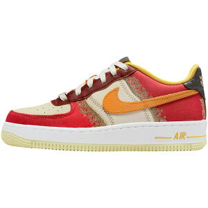 【送料無料】【大人もOK(22.0-25.0cm)】 ナイキ Nike Air Force 1 Premium ジュニア用スニーカー(Habanero Red/Coconut Milk) 男の子用スニーカー シューズ 子供靴