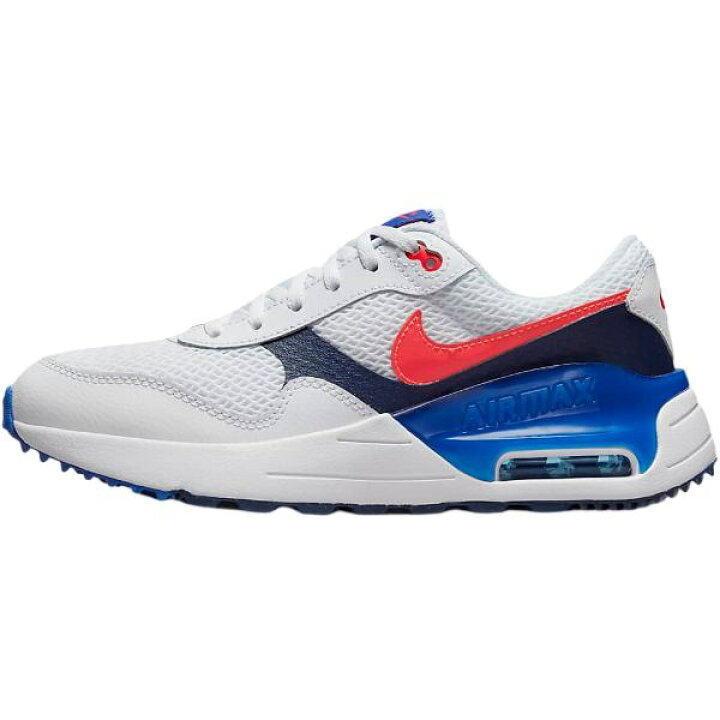 楽天市場 送料無料 最大10 割引クーポン 大人もok 22 0 25 0cm ナイキ Nike Air Max Systm ジュニア用 スニーカー White Midnight Navy Game Royal 男の子用スニーカー シューズ 子供靴 Usキッズウェア楽天市場店
