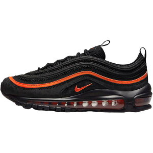 【送料無料】【大人もOK(22.0-25.0cm)】 ナイキ Nike Air Max 97 ジュニア用スニーカー(Black/Safety Orange) 男の子用スニーカー 女の子用シューズ 子供靴 レディース キッズ